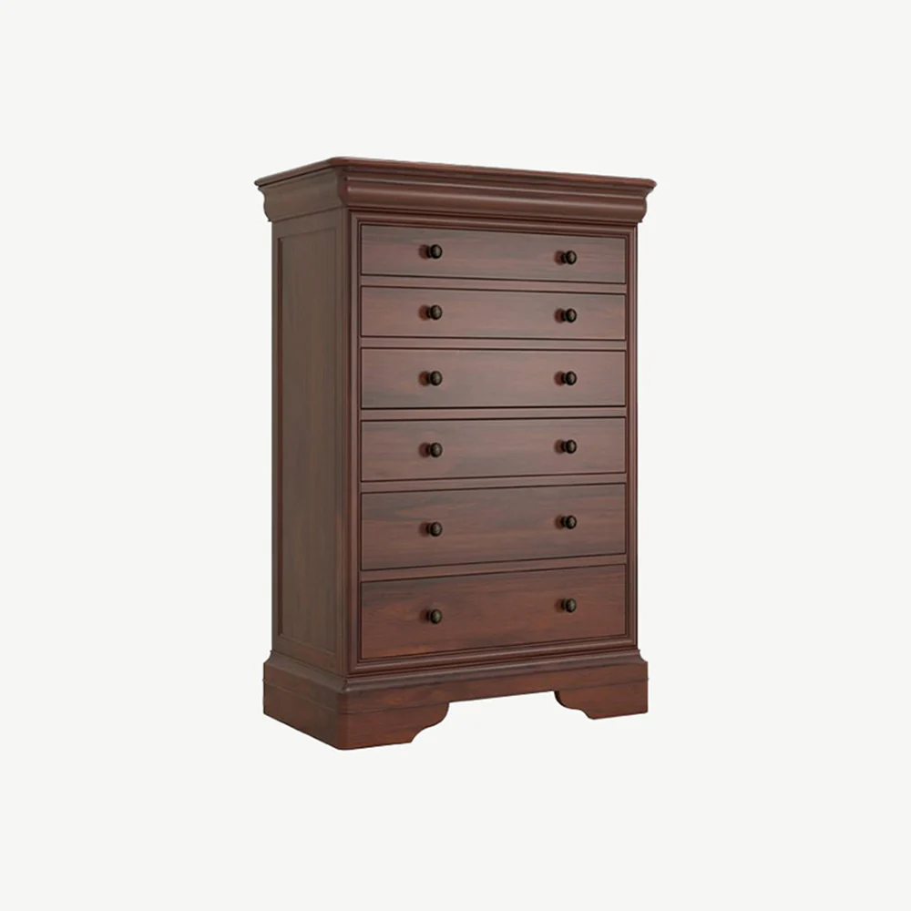 Antoinette Tall Chest of 6 Drawers - Image 4