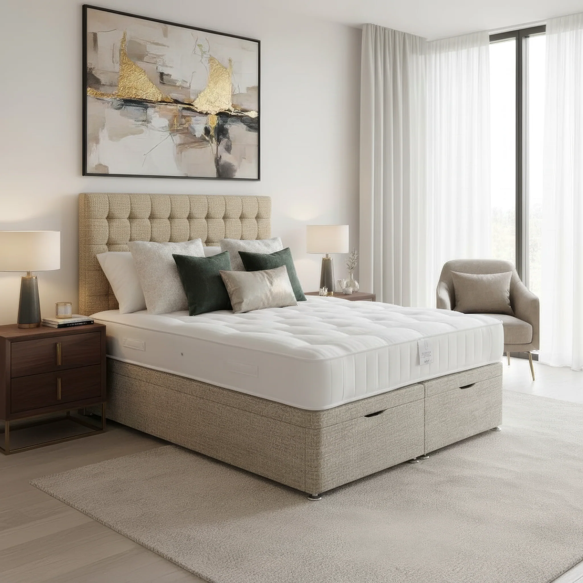 Arighi Bianchi Ottoman Stamford Bed - Image 5