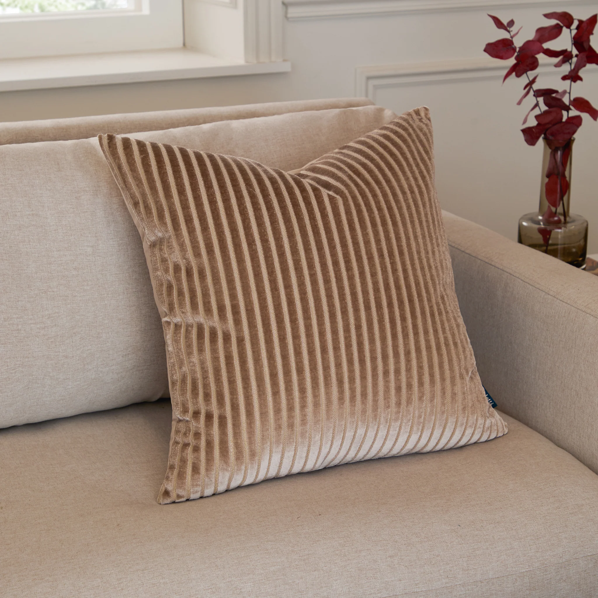 Astra Striped Cushion - Image 6