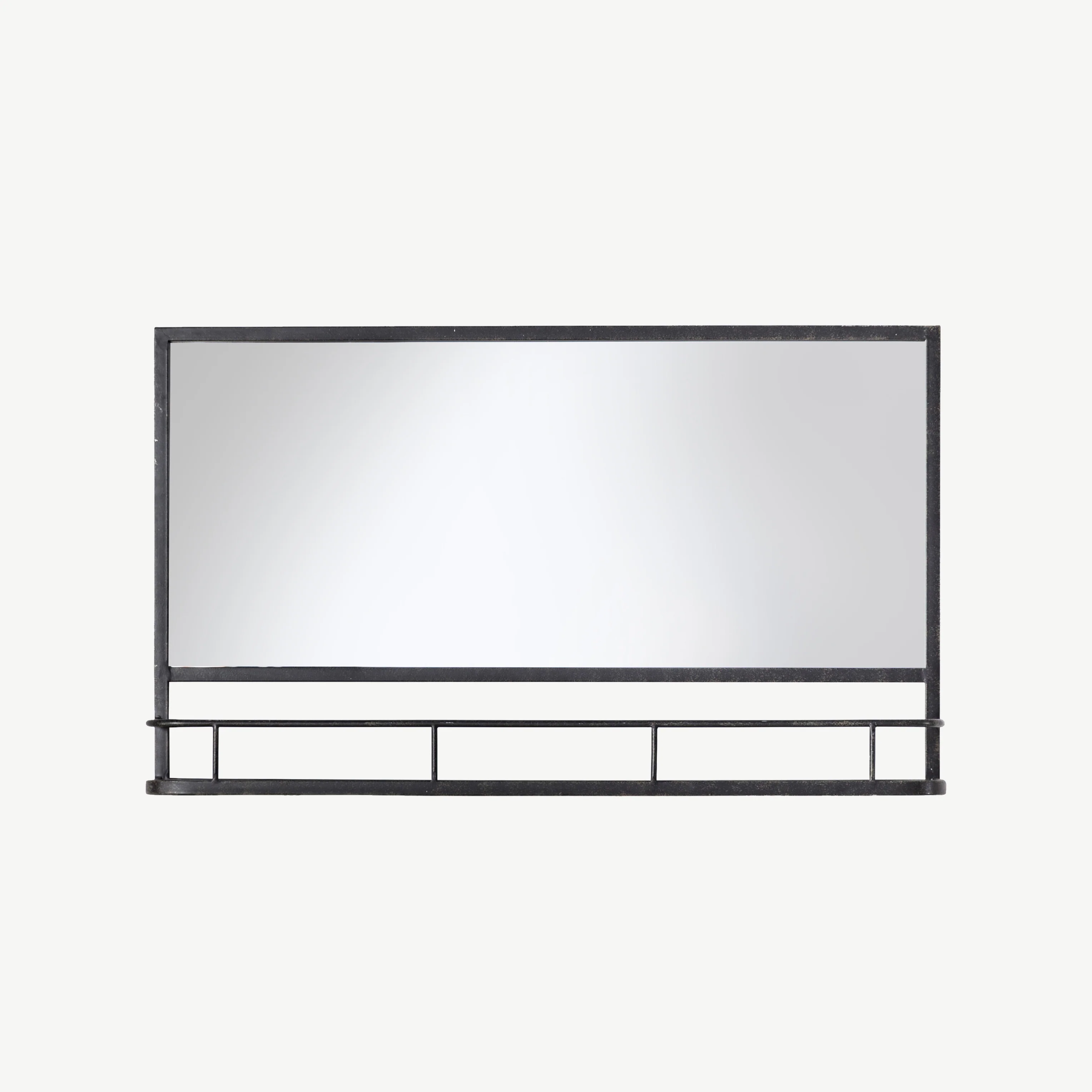 Austin Overmantel Mirror Charcoal - Image 3