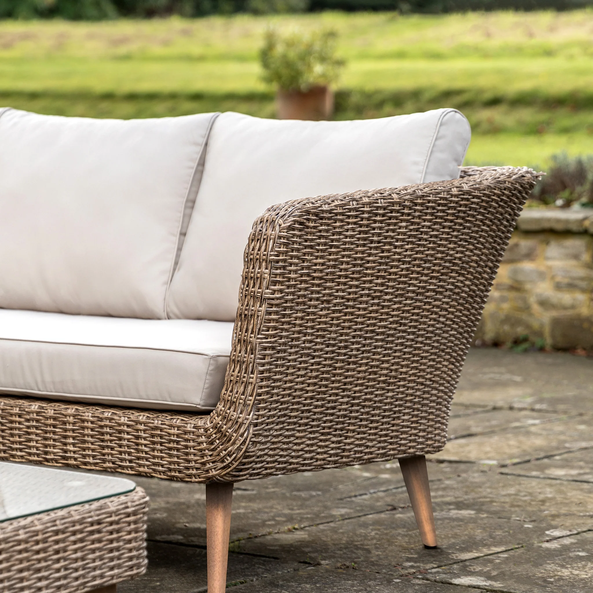Santorini Corner Outdoor Lounge Set - Image 2