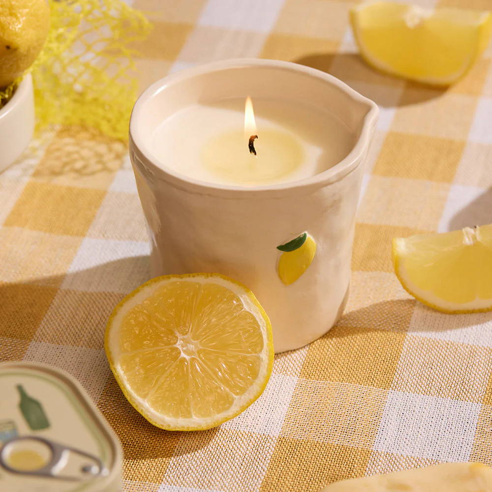 Bistro Lemon Ceramic Candle - Image 2