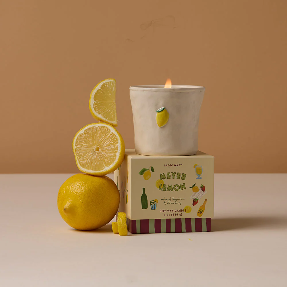 Bistro Lemon Ceramic Candle - Image 3