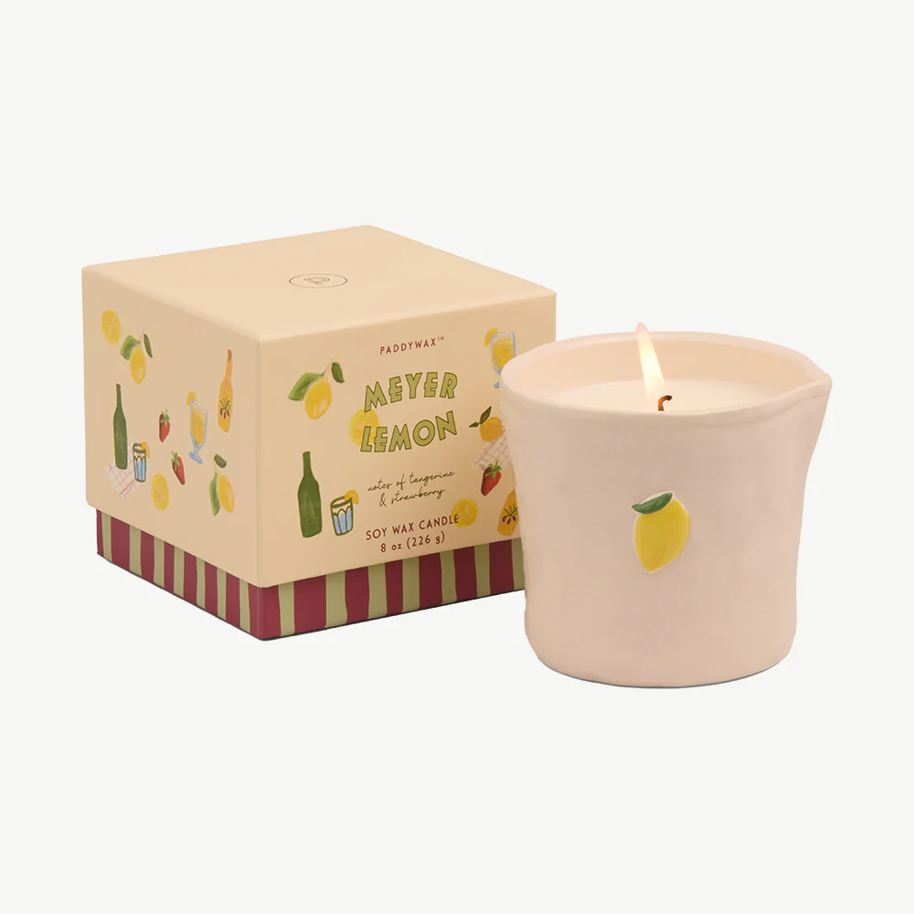 Bistro Lemon Ceramic Candle - Image 4