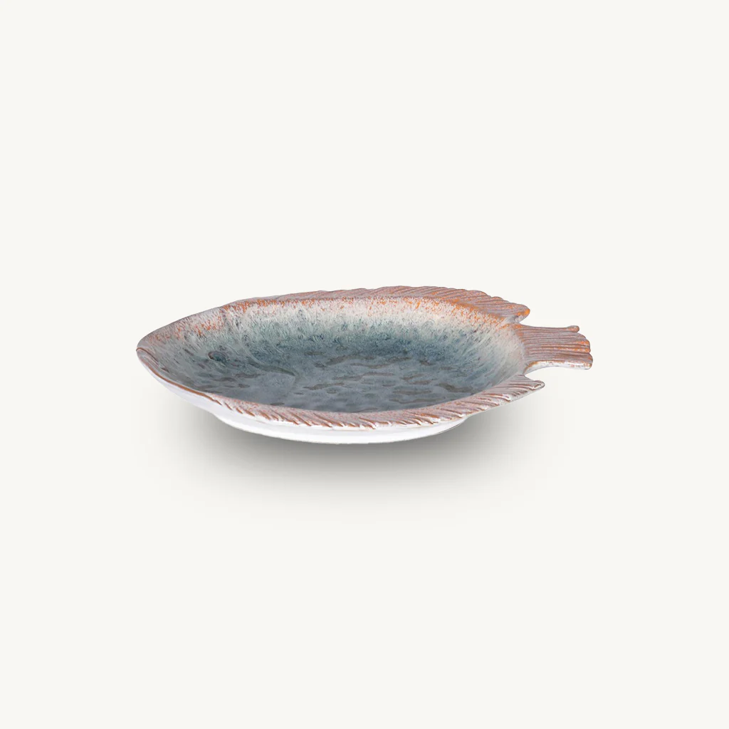Blue Ombre Turbot Plate