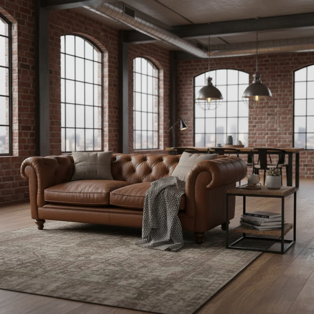 Britannia Leather Sofa - Image 10