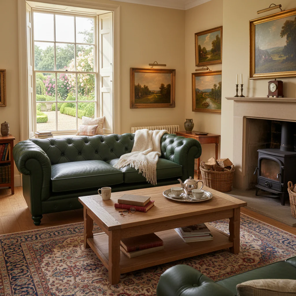 Britannia Leather Sofa - Image 7