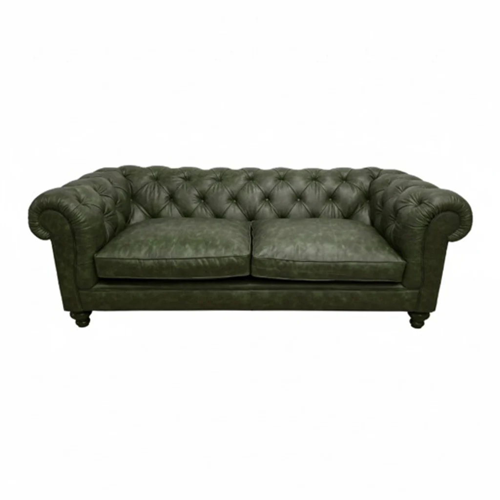Britannia Rub-off Leather Sofa - Image 10