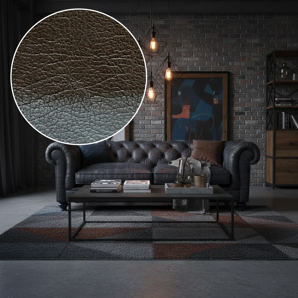 Britannia Rub-off Leather Sofa - Image 20