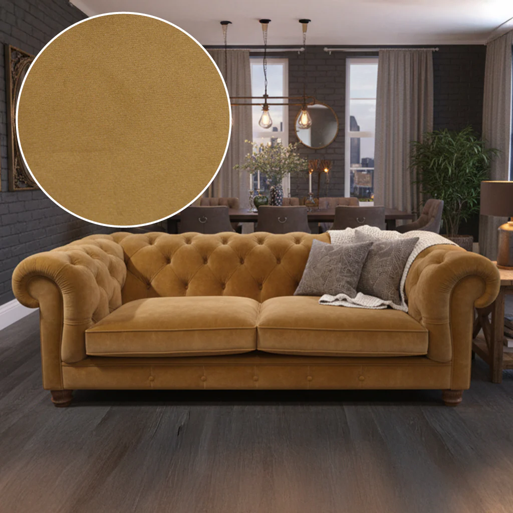 Britannia Velvet Sofa - Image 8