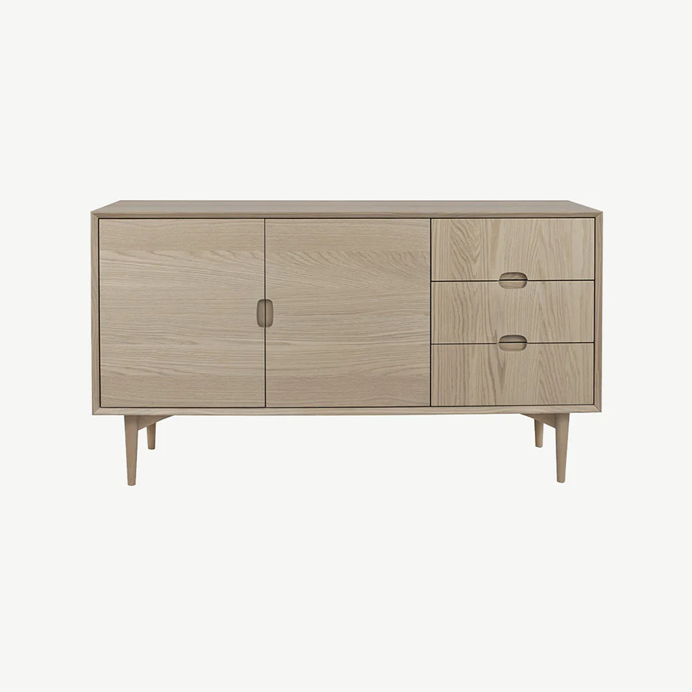 Brondby Scandi Oak Wide Sideboard - Image 3