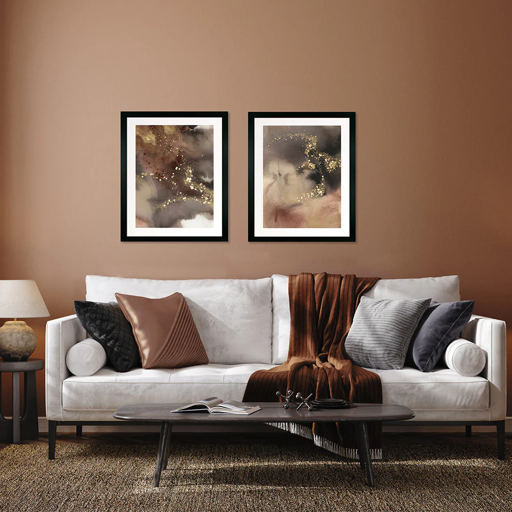 Cafe Au Lait Sparkle II Wall Art - Image 2