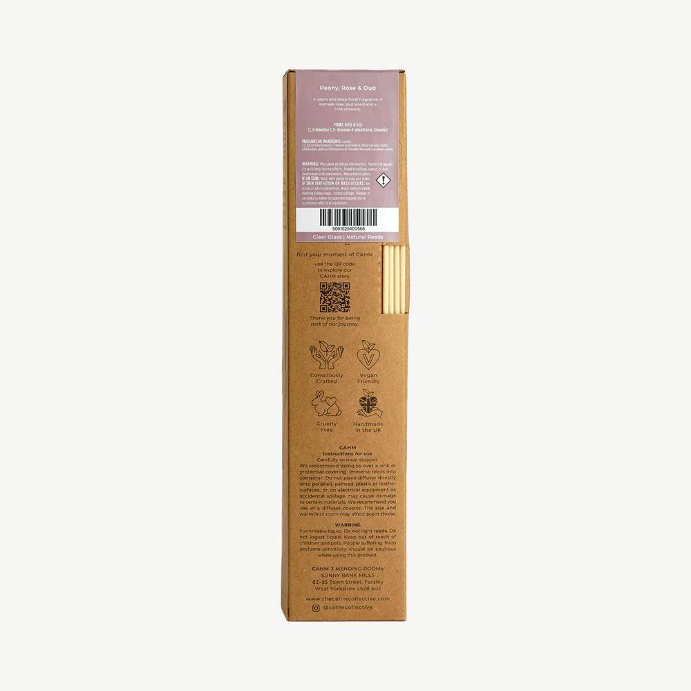 Cahm Peony, Rose & Oud Reed Diffuser - Image 9
