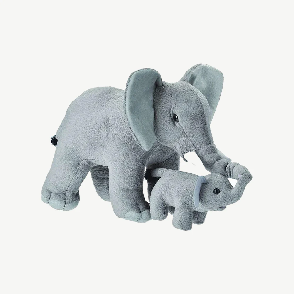 Chester Zoo Plush Mum & Baby Elephants Teddy