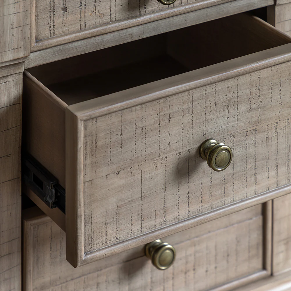 Cheviot 3 Drawer Bedside Table - Image 2