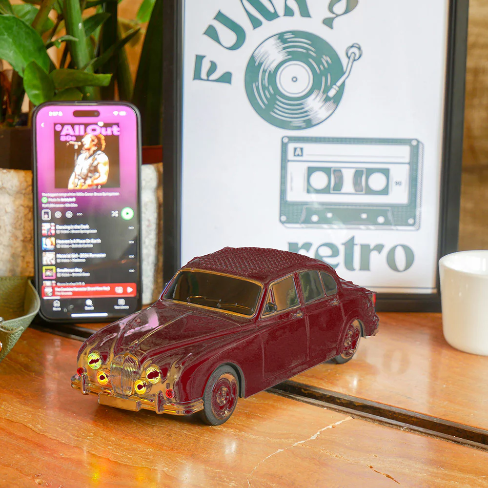 Classic Jaguar MK11 Car Bluetooth Speaker Radio