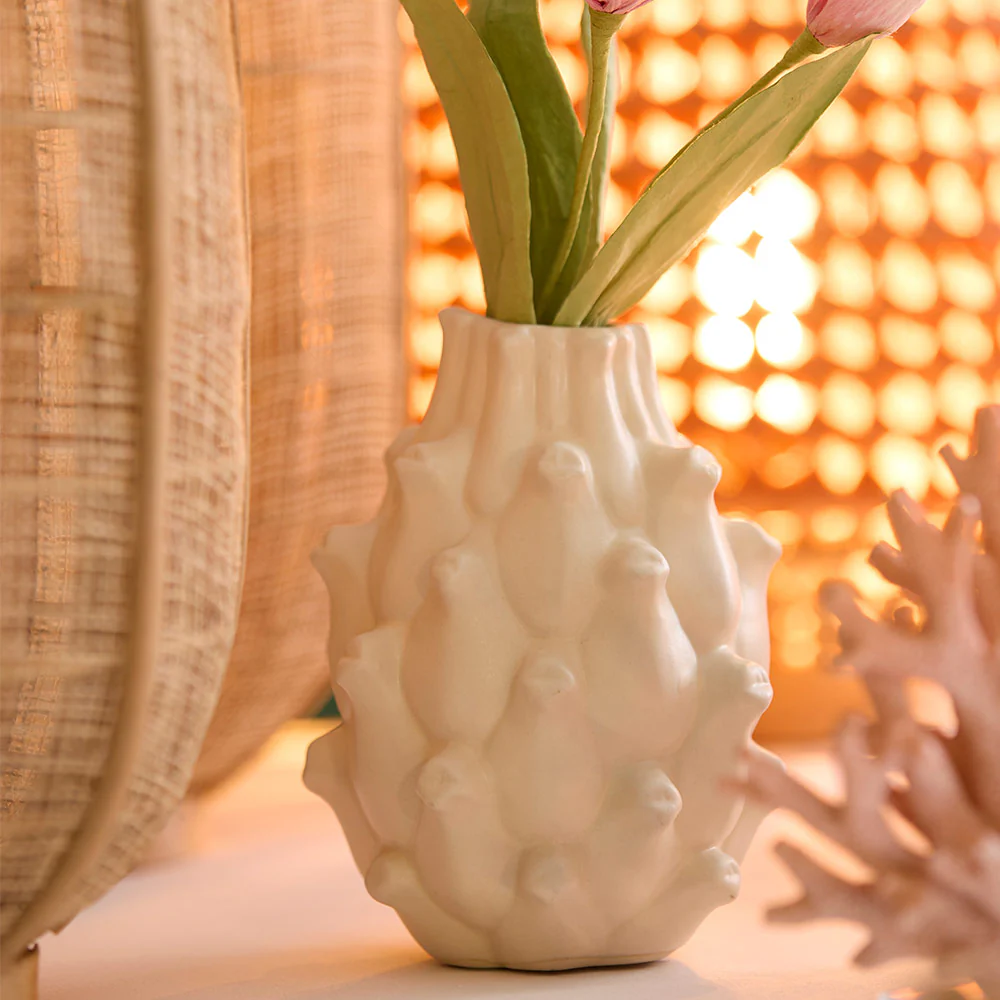 Cream Artichoke Vase - Image 4