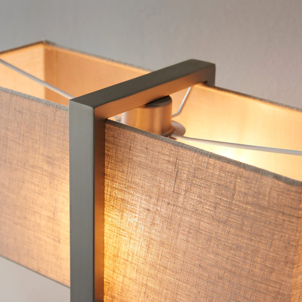 Willot Satin Nickel Table Lamp - Image 2