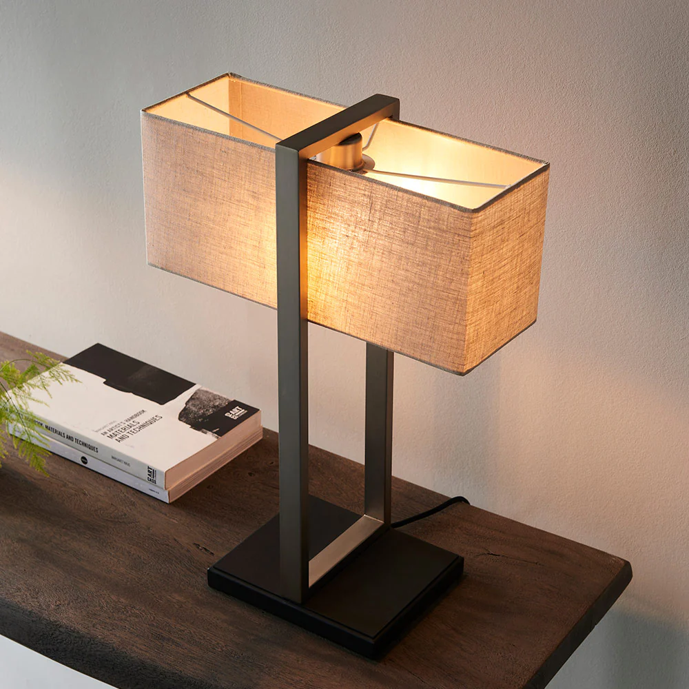 Willot Satin Nickel Table Lamp - Image 4