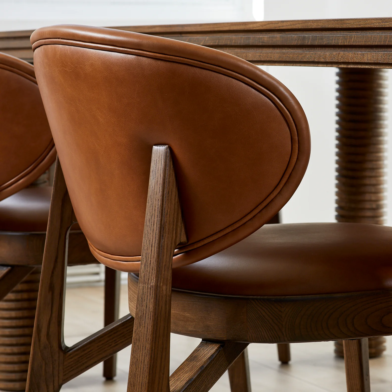 Erica Leather Dining Chair - Image 3