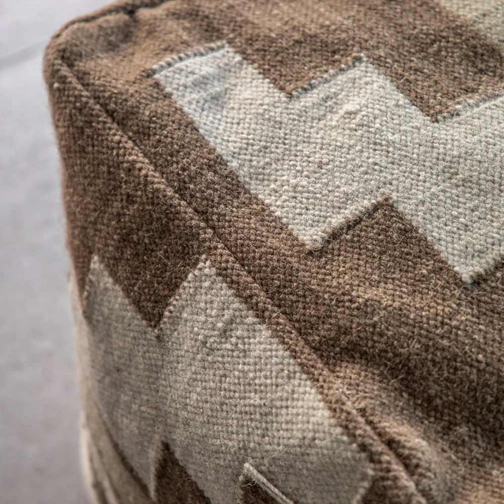 Falun Tonal Biscuit Pouffe - Image 2