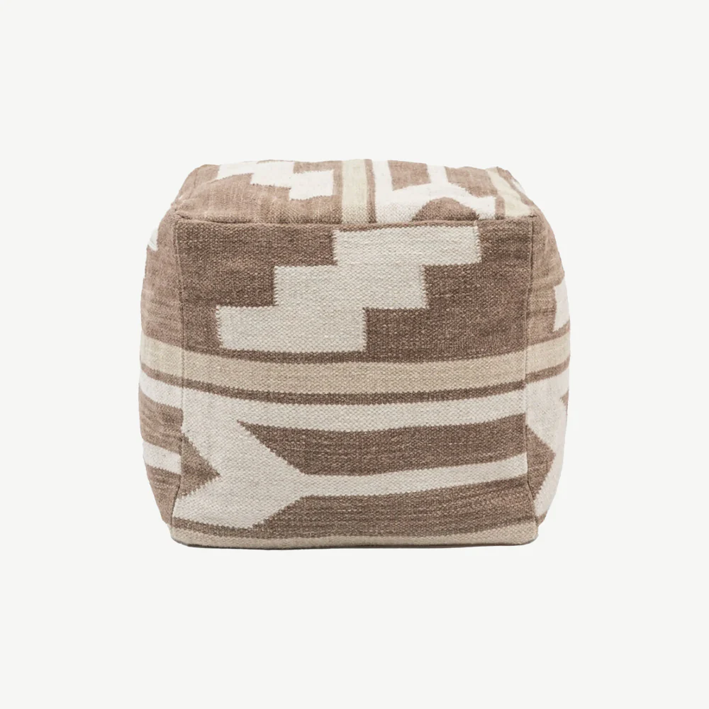 Falun Tonal Biscuit Pouffe - Image 3