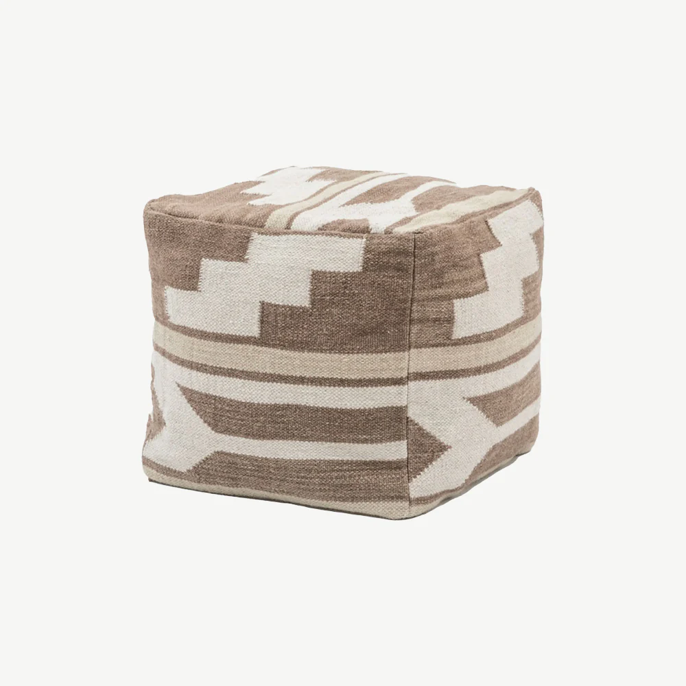 Falun Tonal Biscuit Pouffe - Image 4