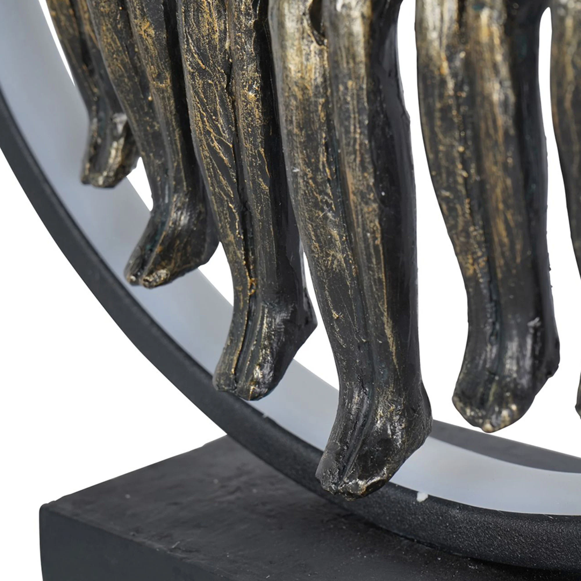 Bronze Family Light Sculpture - Image 3