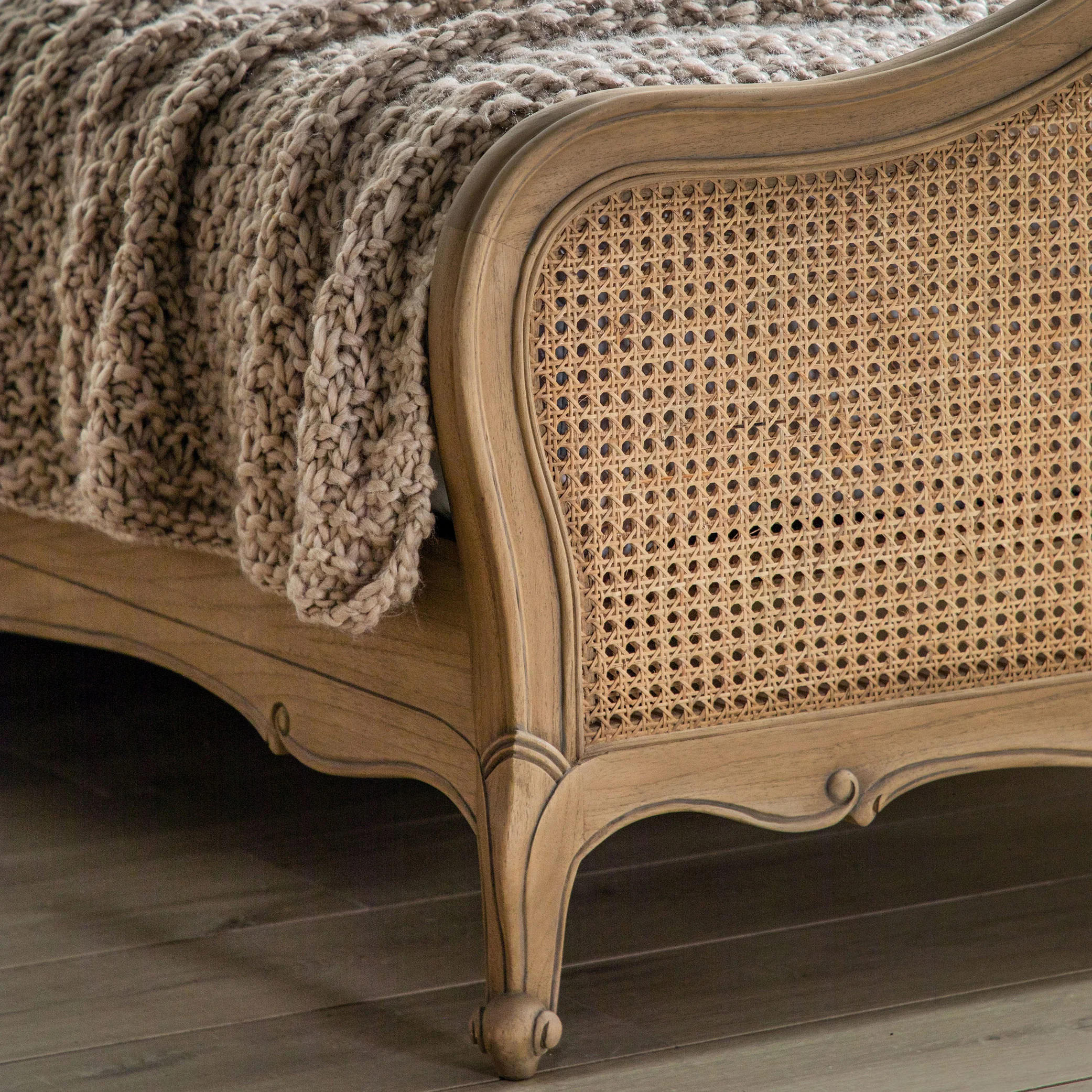 Foxley Weathered Cane King Bed - Image 2