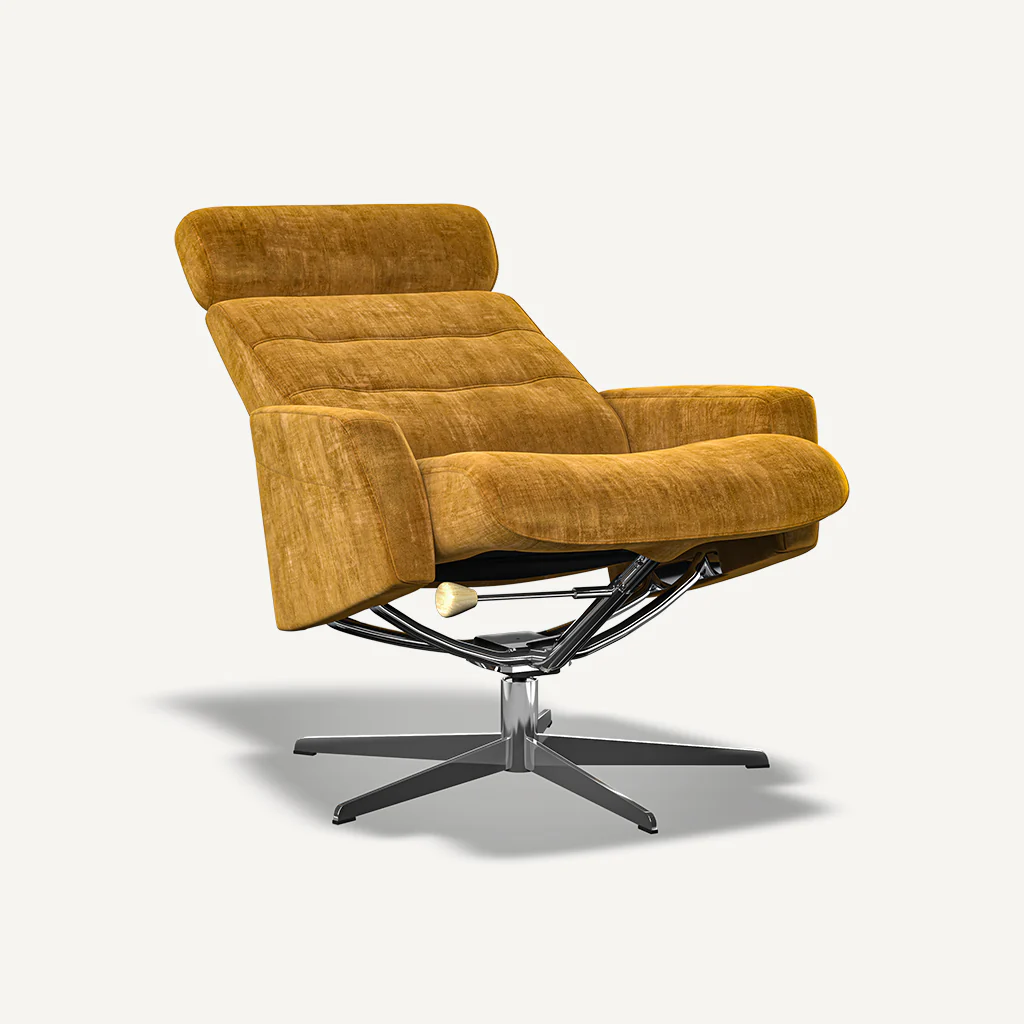 Gabriel Reclining Chair and Footstool - Image 4