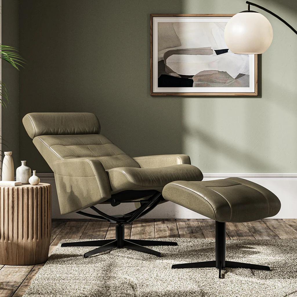 Gabriel Reclining Chair and Footstool - Image 7