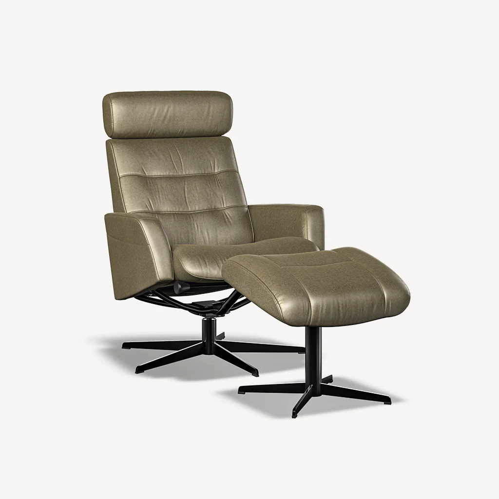 Gabriel Reclining Chair and Footstool - Image 8