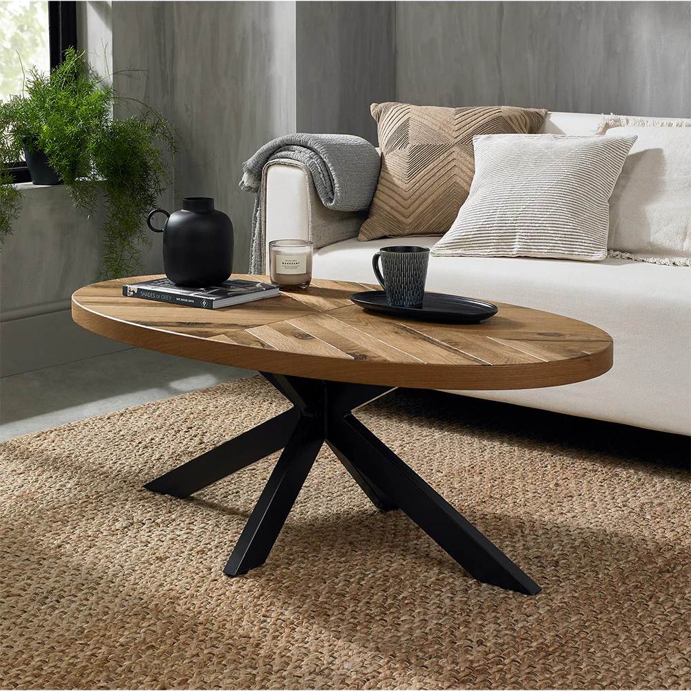 Glendale Rustic Oak Coffee Table