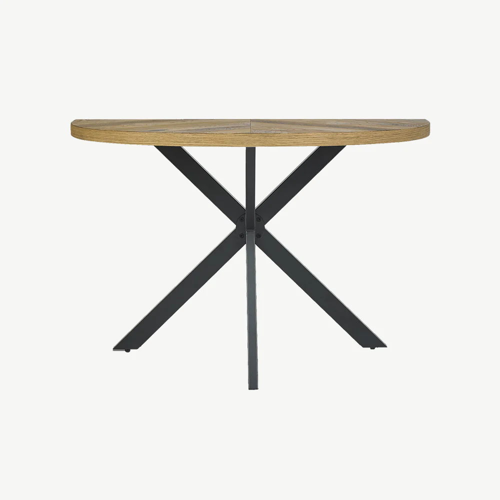 Glendale Rustic Oak Console Table - Image 2