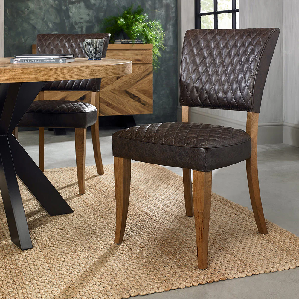 Glendale Rustic Oak Logan Chair - Image 5