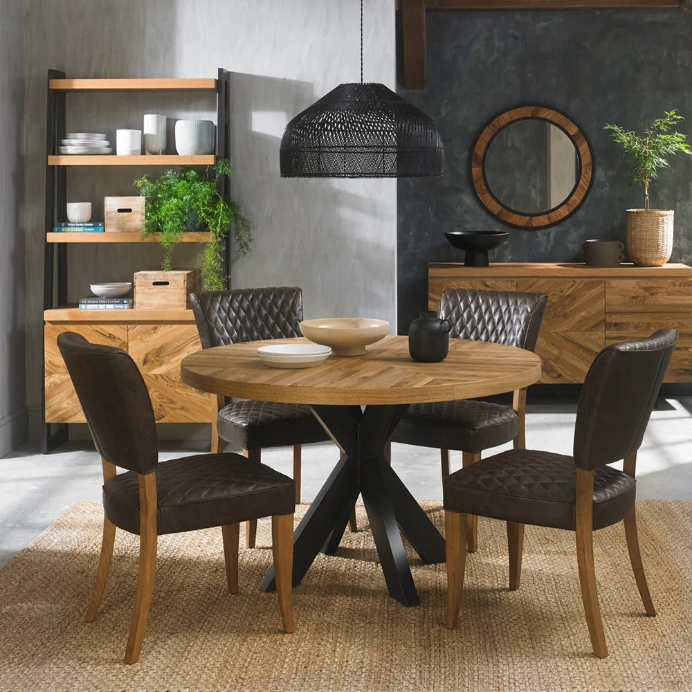 Glendale Rustic Oak Logan Chair - Image 7