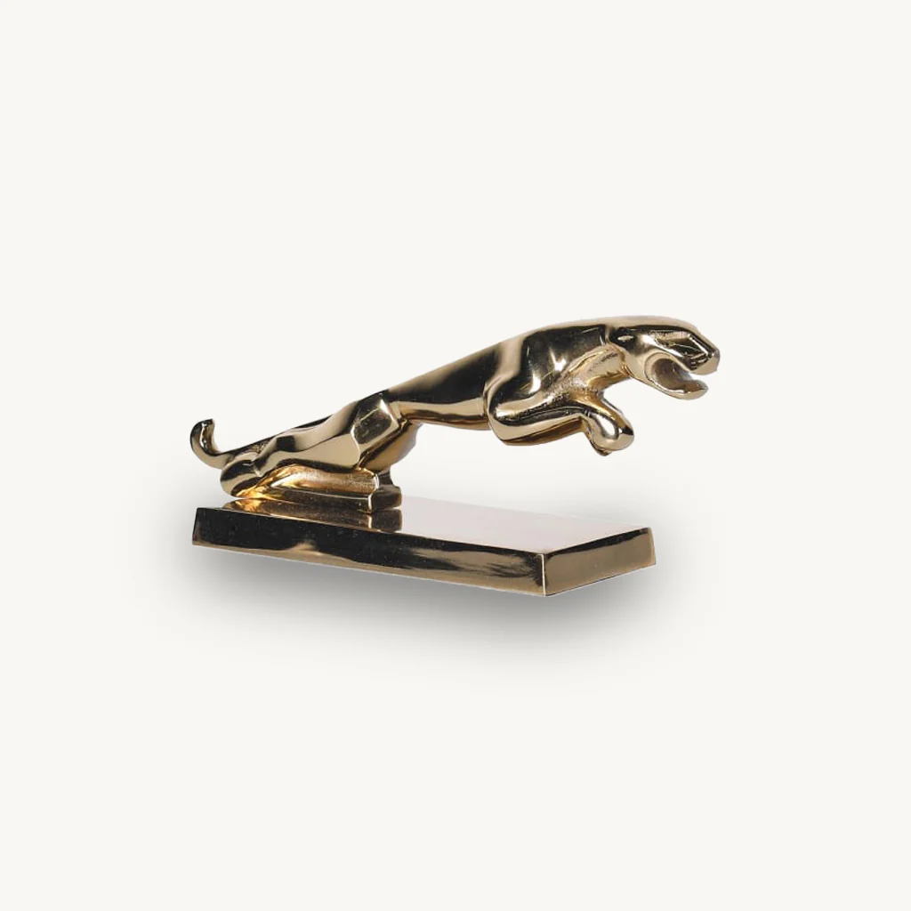 Gold Jaguar Mascot