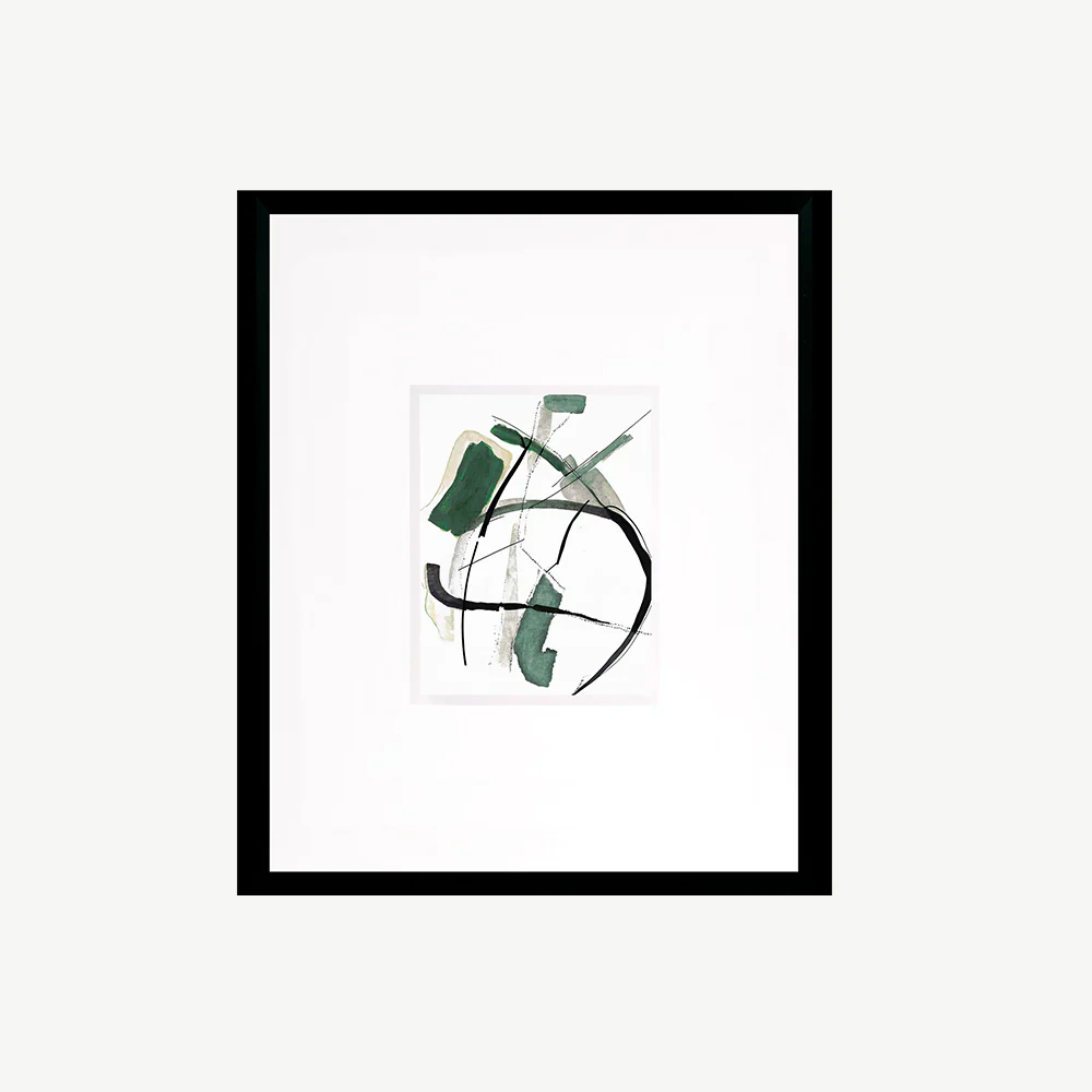 Green Lines I Wall Art