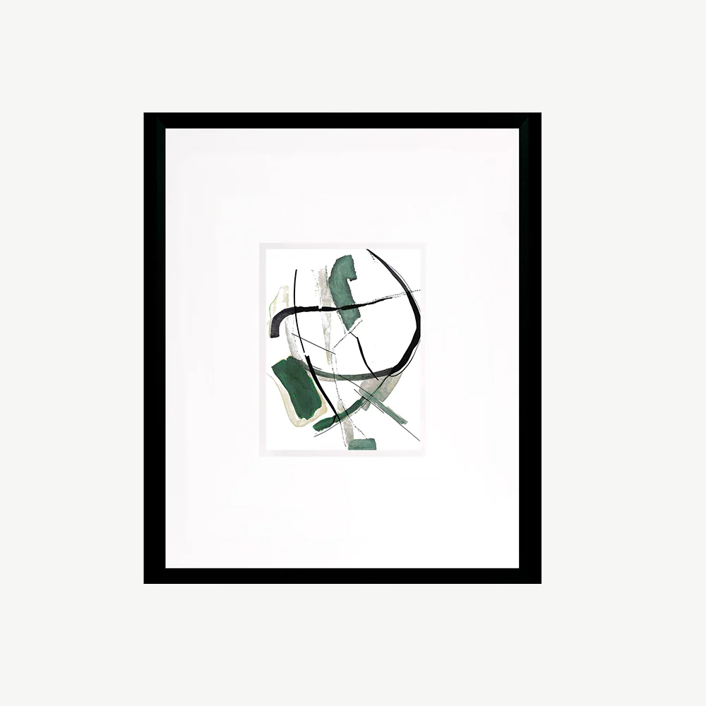 Green Lines II Wall Art