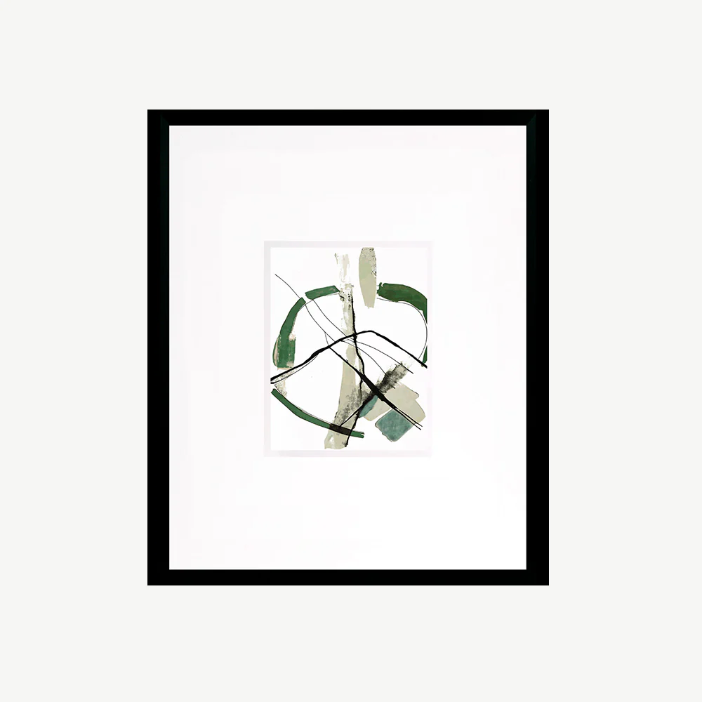 Green Lines IV Wall Art