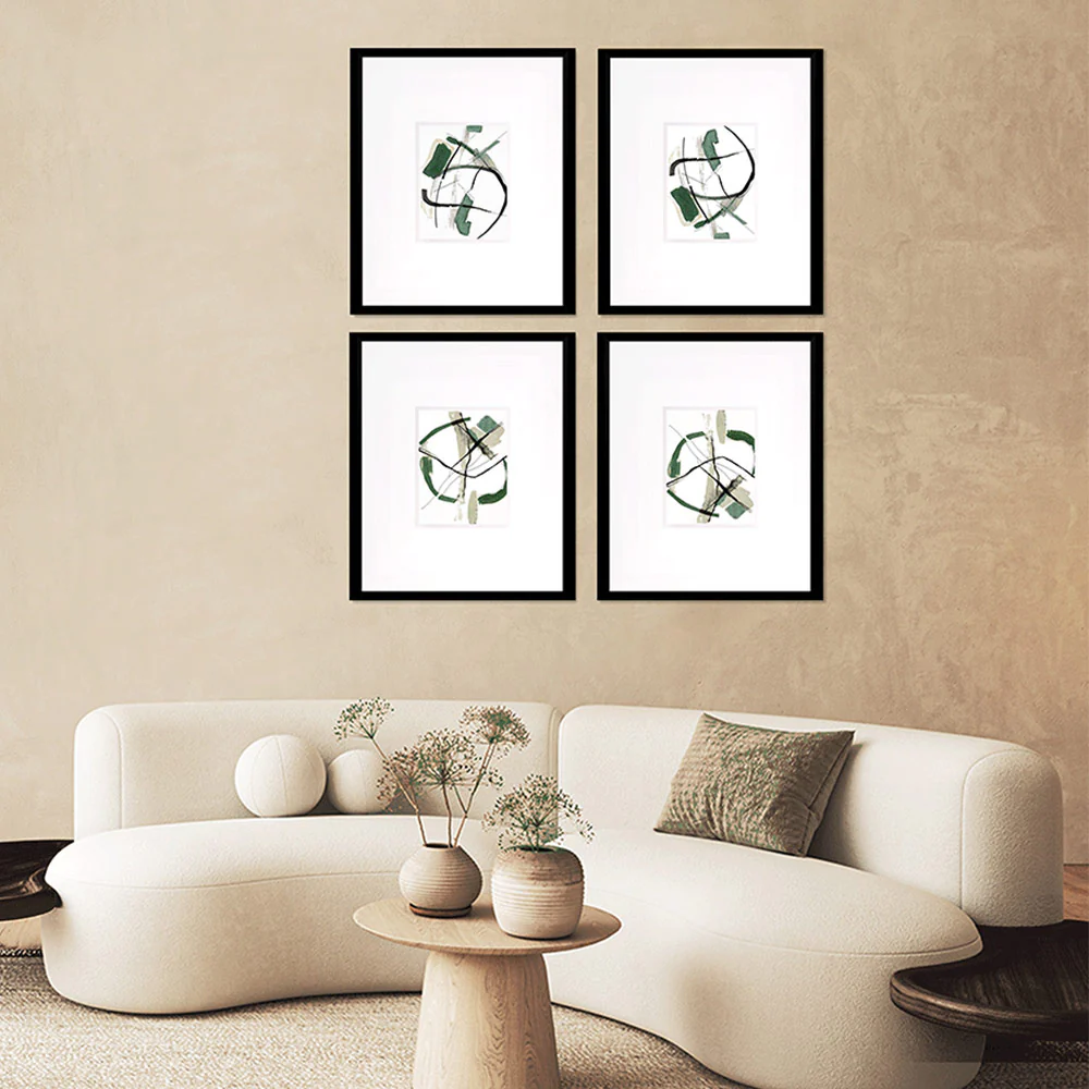 Green Lines IV Wall Art - Image 2