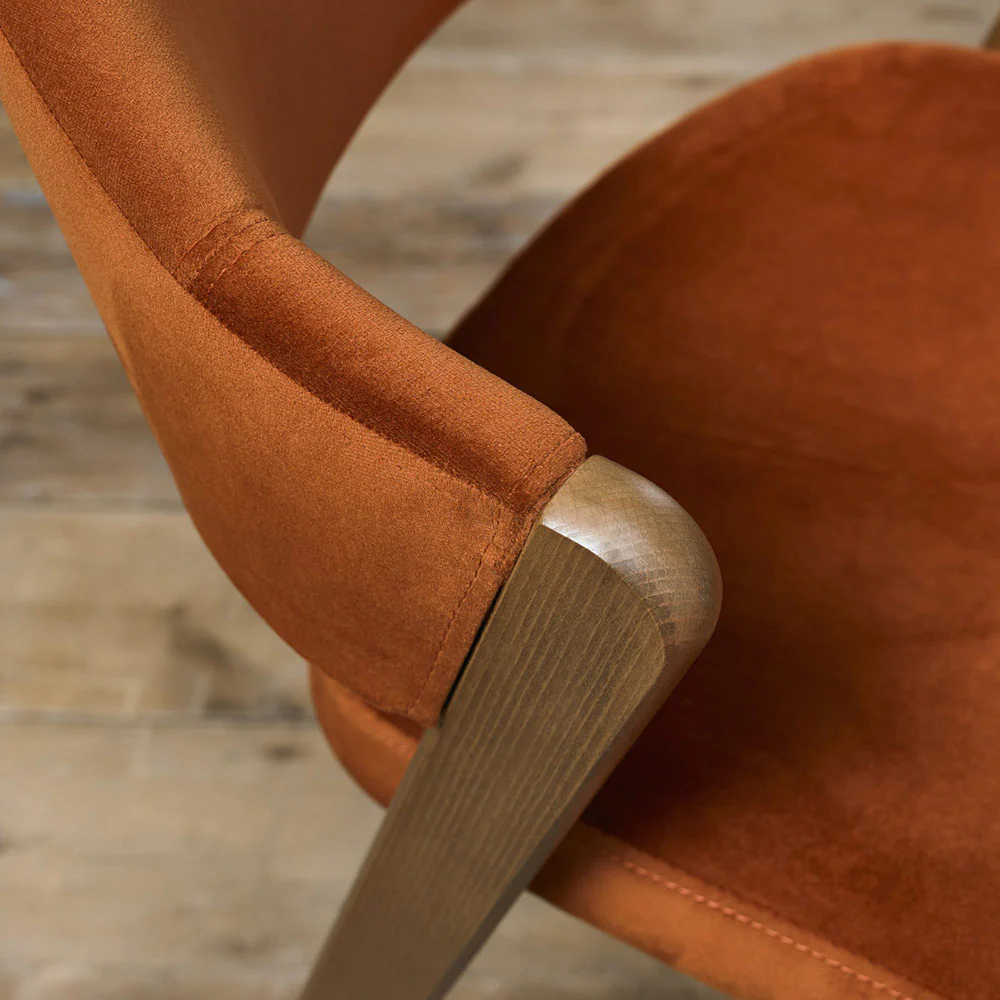 Highgate Rustic Oak Dining Chair - Image 17