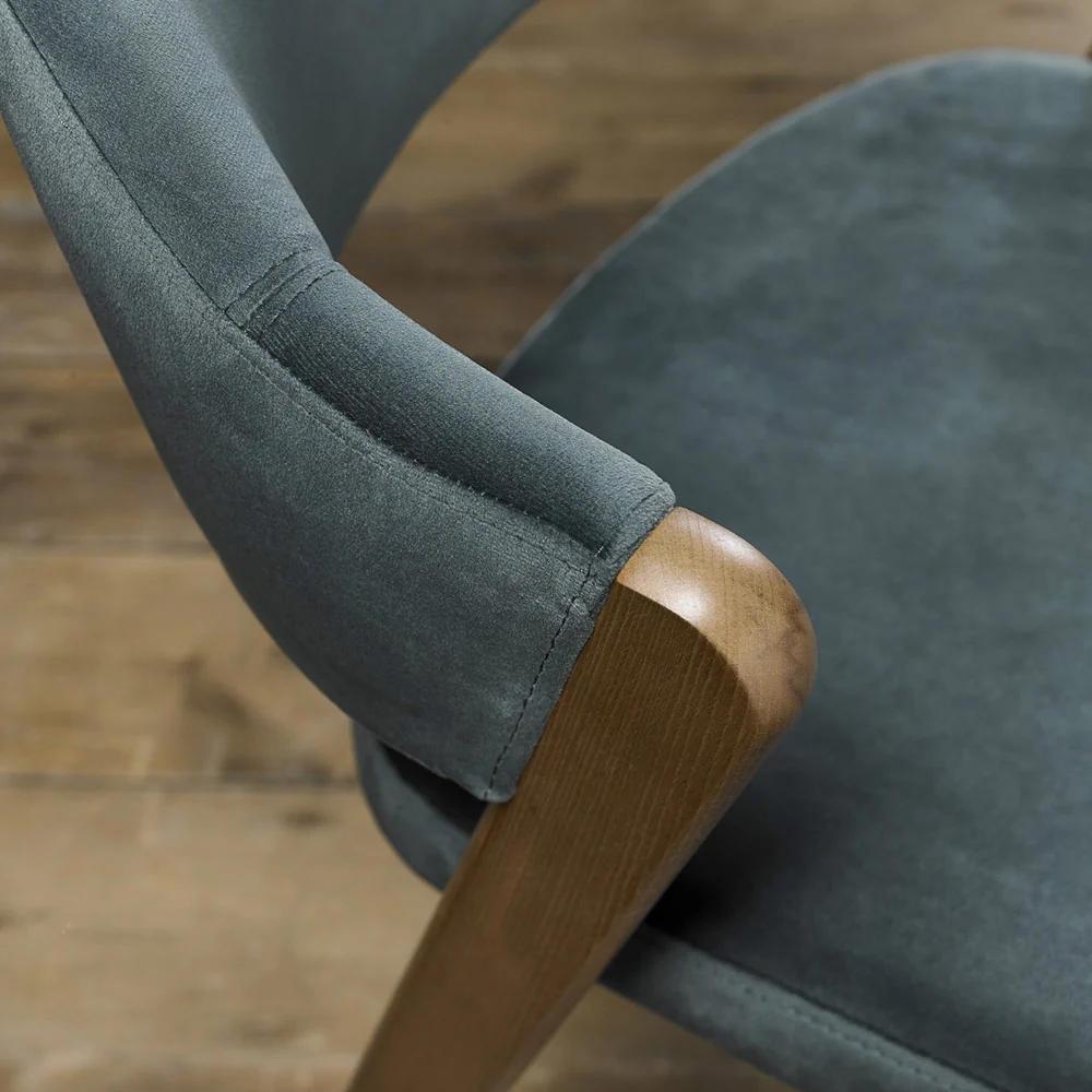 Highgate Rustic Oak Dining Chair - Image 2