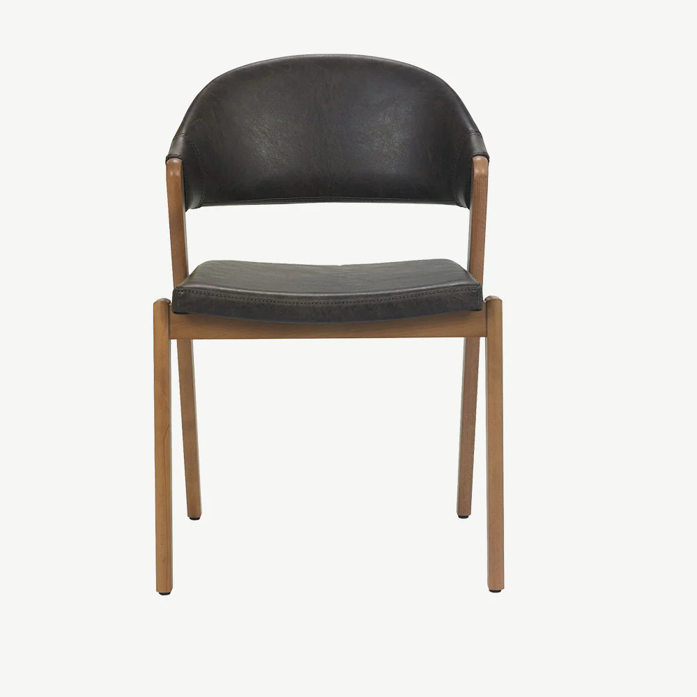 Highgate Rustic Oak Dining Chair - Image 24