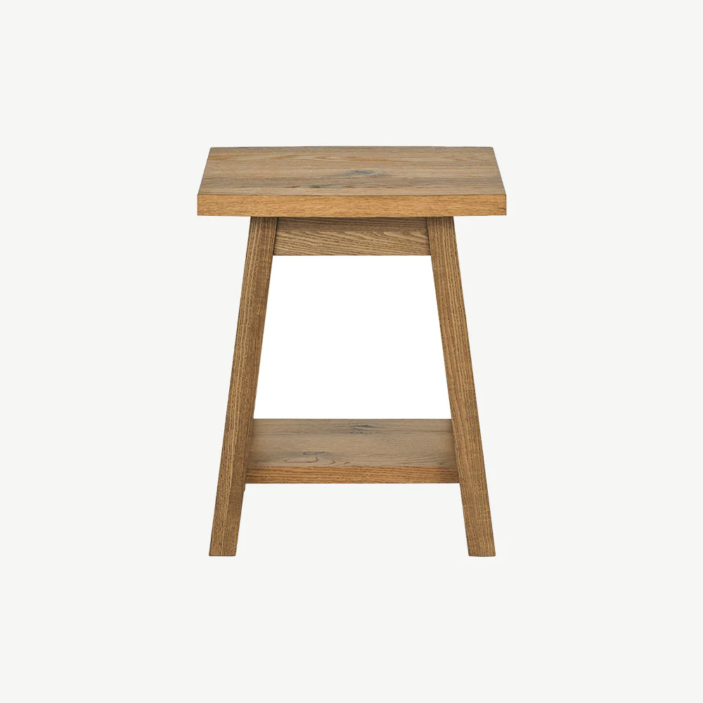 Highgate Rustic Oak Lamp Table - Image 2