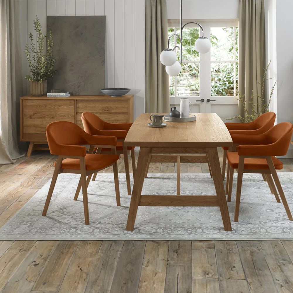Highgate Rustic Oak Wide Sideboard - Image 2