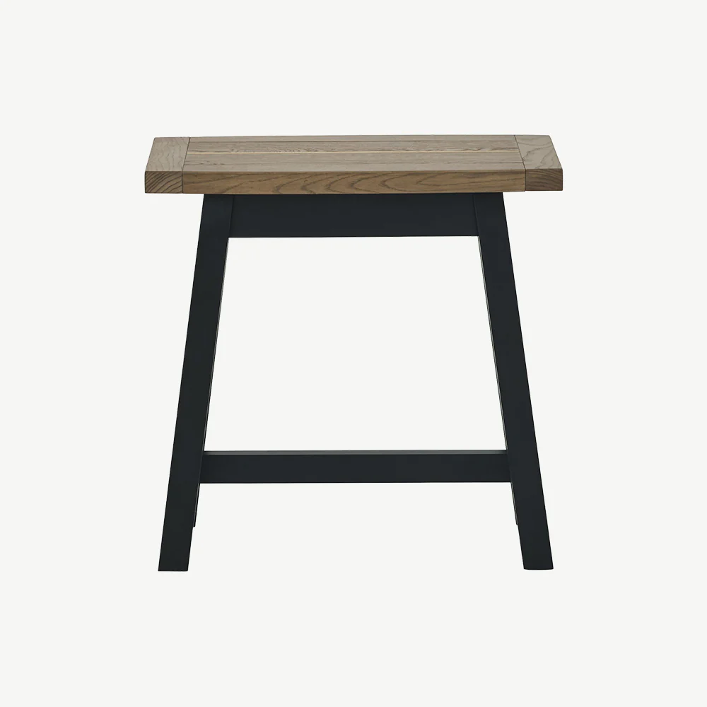 Highgate Weathered Oak Side Table - Image 2