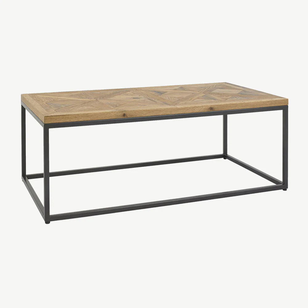 Hindon Rustic Oak Coffee Table - Image 2