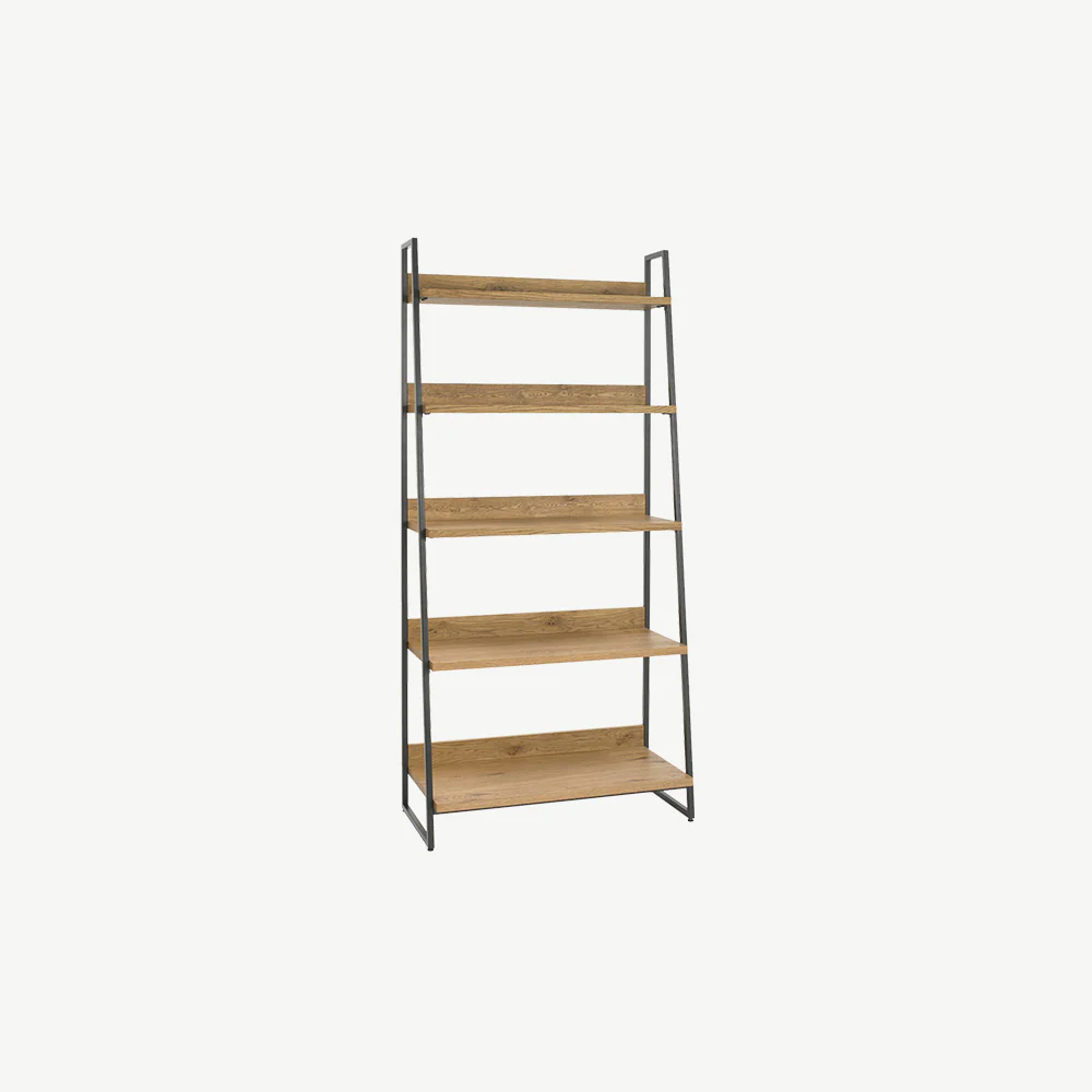 Hindon Rustic Oak Display Unit - Image 4
