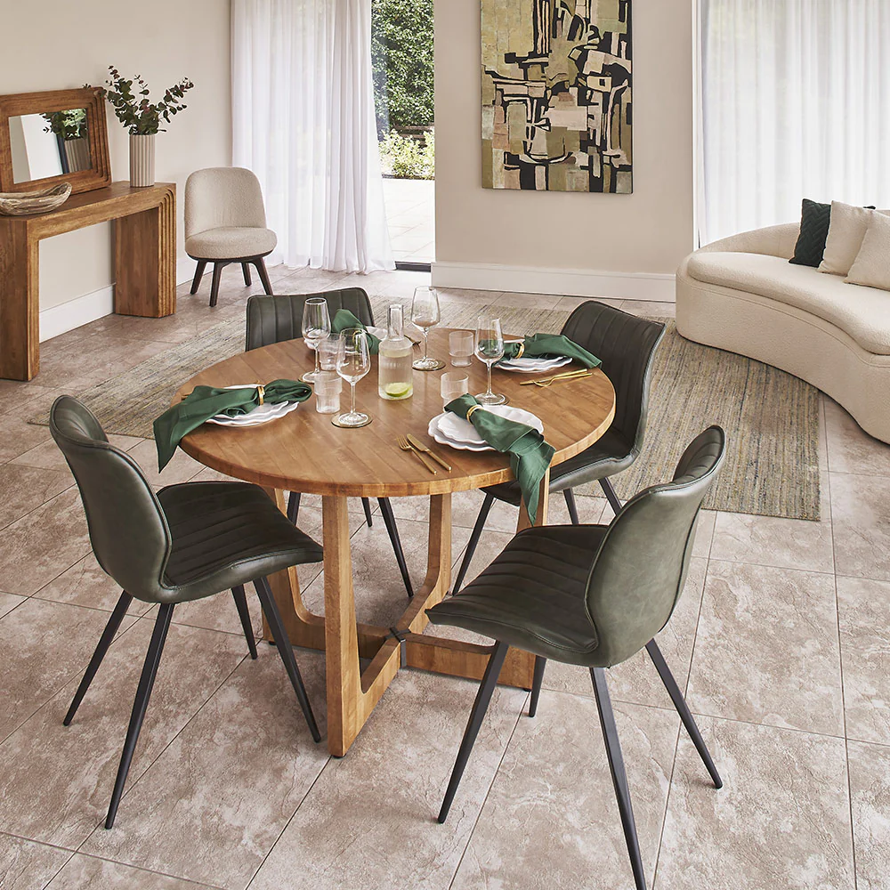 Hudson Vegan Leather Dining Chair - Image 18